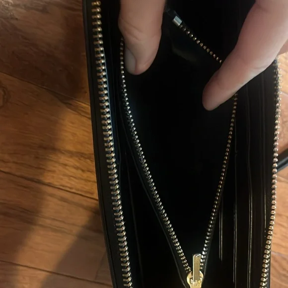 Coach wristlet, black leather - Picture 7 of 8